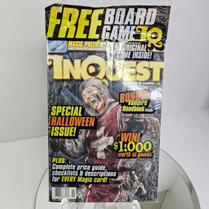 Inquest Magazine #31 November 1997 Sealed With Cards Accessories NEW